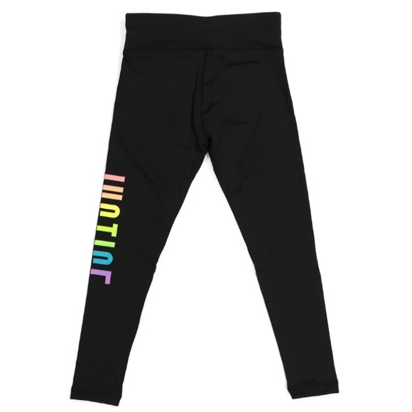 🆕Justice Girl’s Rainbow Graphic Leggings - Picture 3 of 7